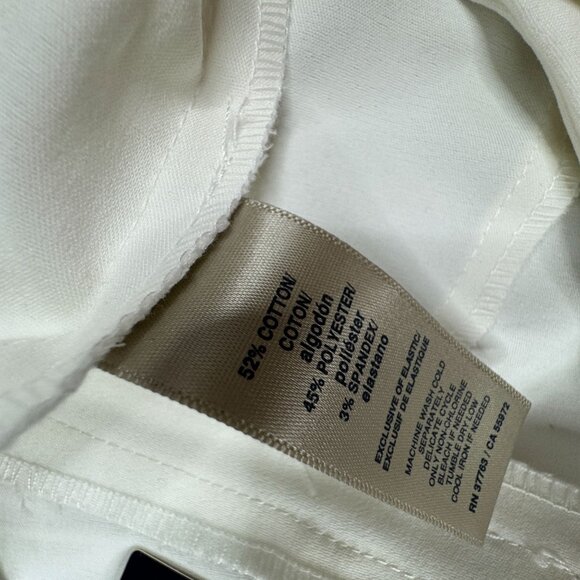 Rafaella BRAND NEW White Pants Size‎ 10 - Picture 5 of 11